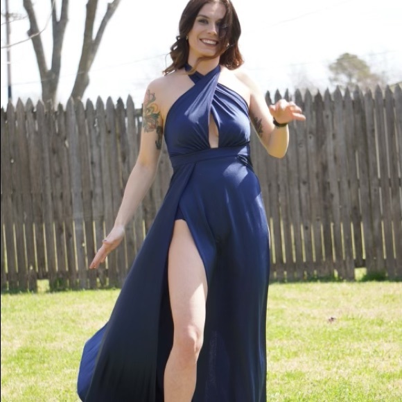 Windsor- Stretchy formal dress - size small - Tall - Picture 5 of 7